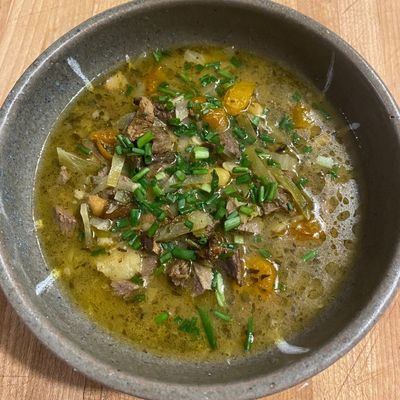 Soupe au coeur de veau